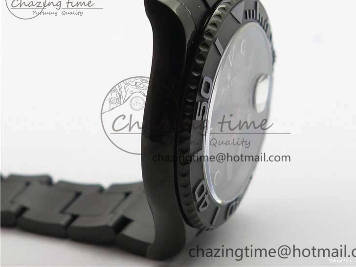 VR3135 Yacht-Master VRF Dial 116622 DLC Best Edition on Black Bracelet DLC 0425